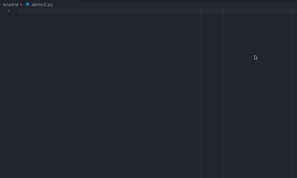 GQL syntax coloring in action